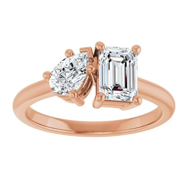 Two-Stone Engagement Ring Image 3 J. Thomas Jewelers Rochester Hills, MI