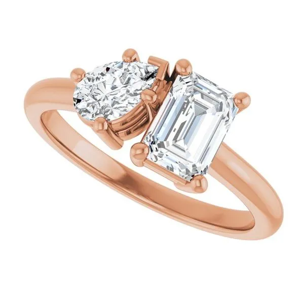 Two-Stone Engagement Ring Image 5 Ocean View Jewelers Millville, DE
