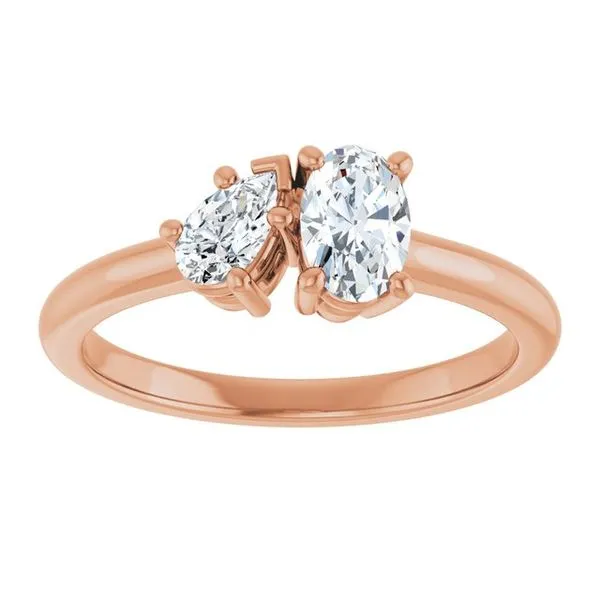 Two-Stone Engagement Ring Image 3 Austin's Fine Diamonds & Jewelry Lyndhurst, NJ