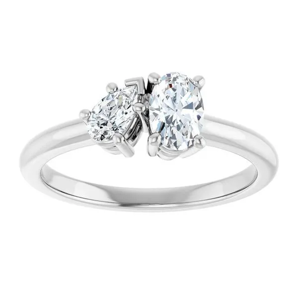 Two-Stone Engagement Ring Image 3 Natale Jewelers Sewell, NJ