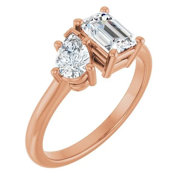 Two-Stone Engagement Ring Hudson Valley Goldsmith New Paltz, NY