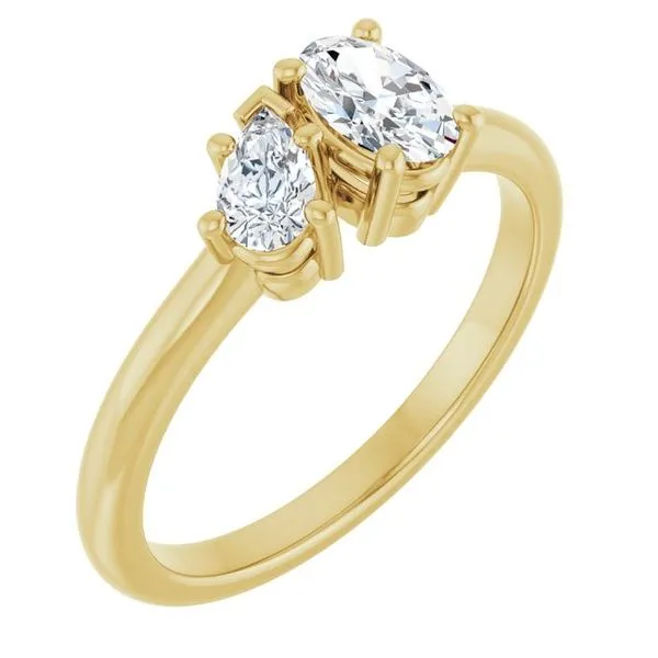 Two-Stone Engagement Ring Don's Jewelry & Design Washington, IA