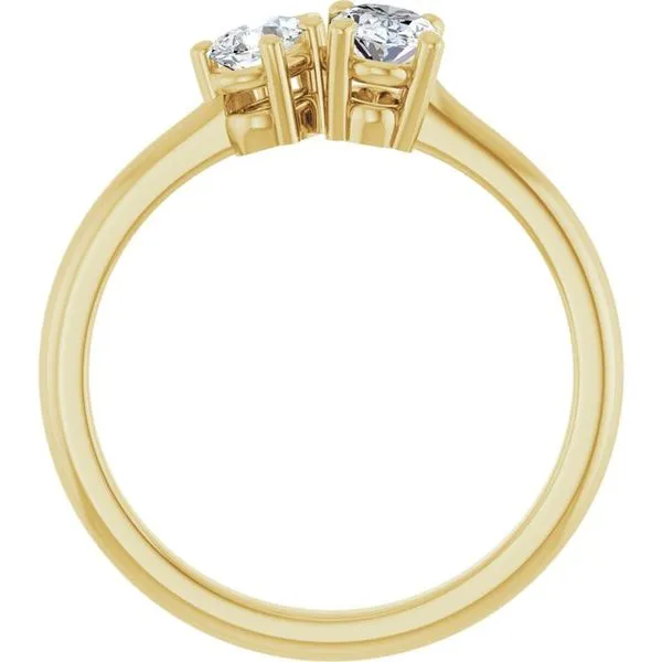 Two-Stone Engagement Ring Image 2 Jimmy Smith Jewelers Decatur, AL