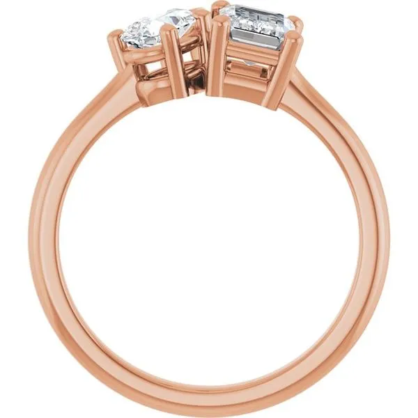 Two-Stone Engagement Ring Image 2 Austin's Fine Diamonds & Jewelry Lyndhurst, NJ