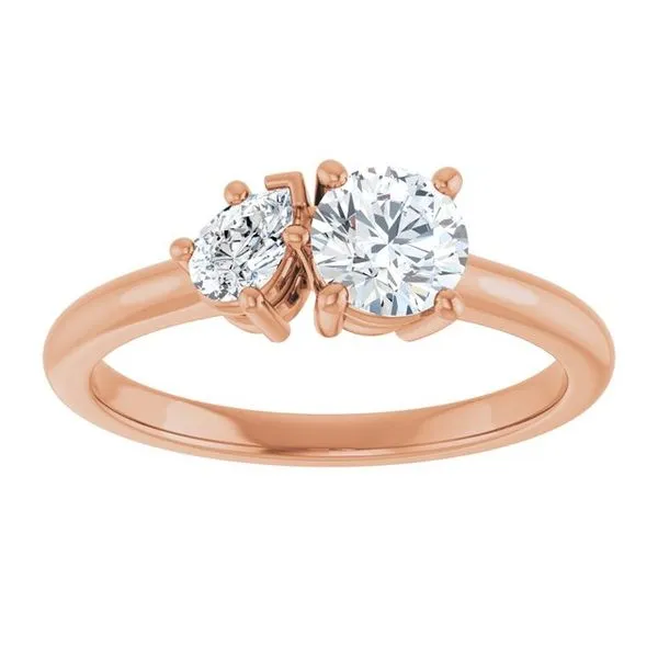 Two-Stone Engagement Ring Image 3 Don's Jewelry & Design Washington, IA