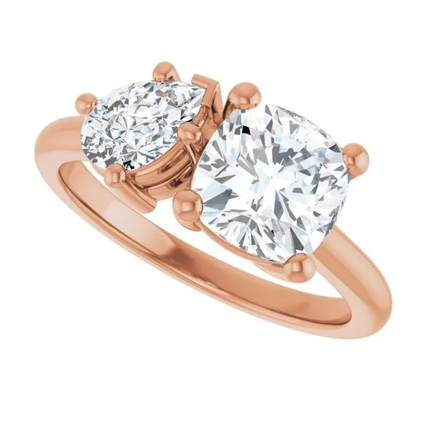 Two-Stone Engagement Ring Image 5 Futer Bros Jewelers York, PA