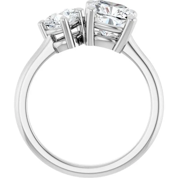 Two-Stone Engagement Ring Image 2 Mark Jewellers La Crosse, WI