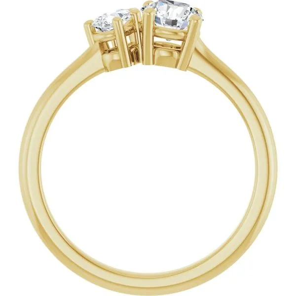 Two-Stone Engagement Ring Image 2 JF Jones Jewelers Rochester, NY