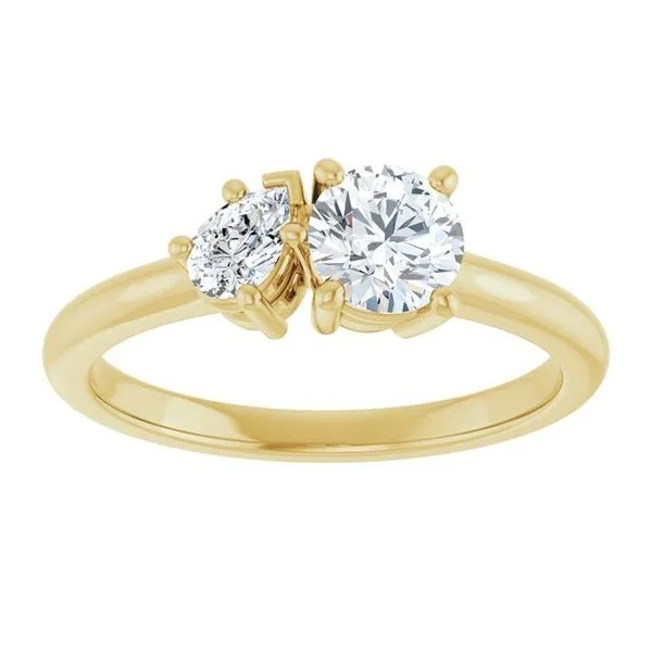 Two-Stone Engagement Ring Image 3 Morin Jewelers Southbridge, MA