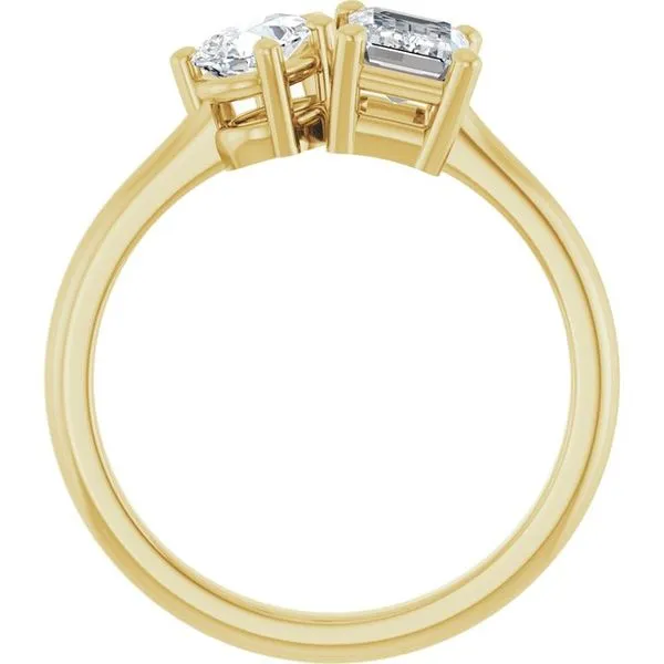 Two-Stone Engagement Ring Image 2 Arezzo Jewelers Elmwood Park, IL