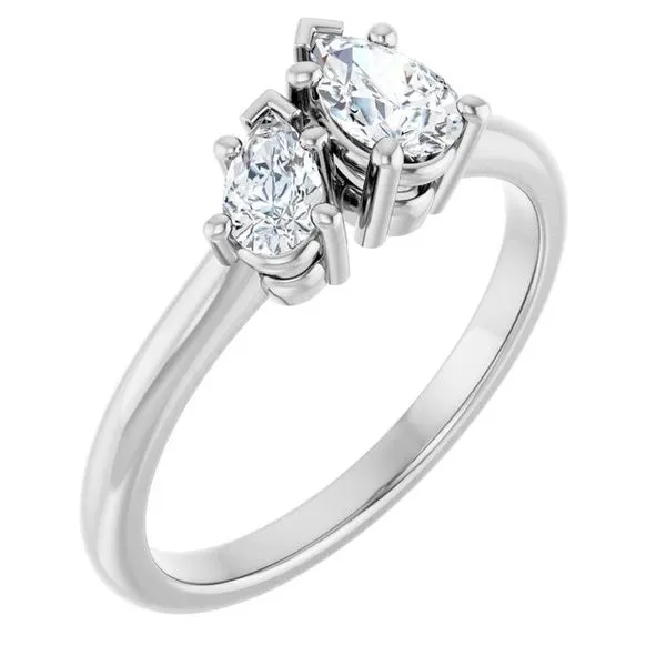 Two-Stone Engagement Ring Don's Jewelry & Design Washington, IA