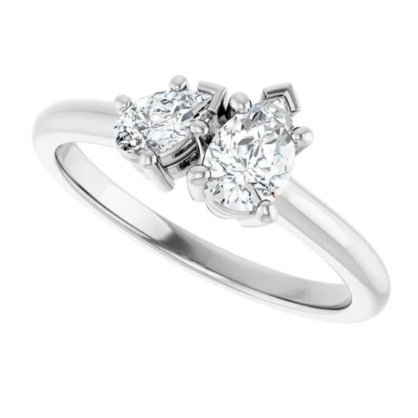 Two-Stone Engagement Ring Image 5 Paul James Jewelers Angels Camp, CA