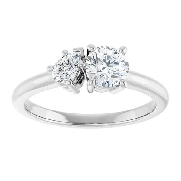 Two-Stone Engagement Ring Image 3 Jimmy Smith Jewelers Decatur, AL