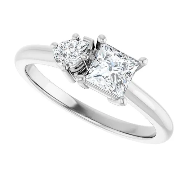 Two-Stone Engagement Ring Image 5 Arezzo Jewelers Elmwood Park, IL