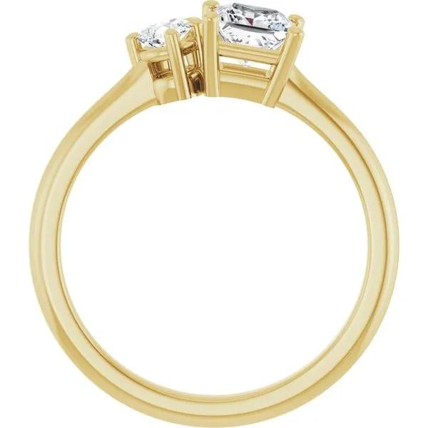 Two-Stone Engagement Ring Image 2 Jimmy Smith Jewelers Decatur, AL