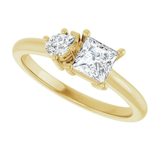 Two-Stone Engagement Ring Image 5 Ocean View Jewelers Millville, DE