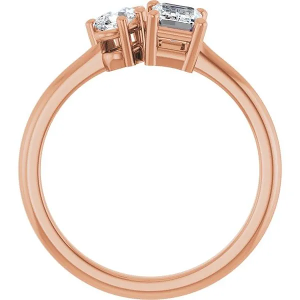 Two-Stone Engagement Ring Image 2 The Jewelry Source El Segundo, CA