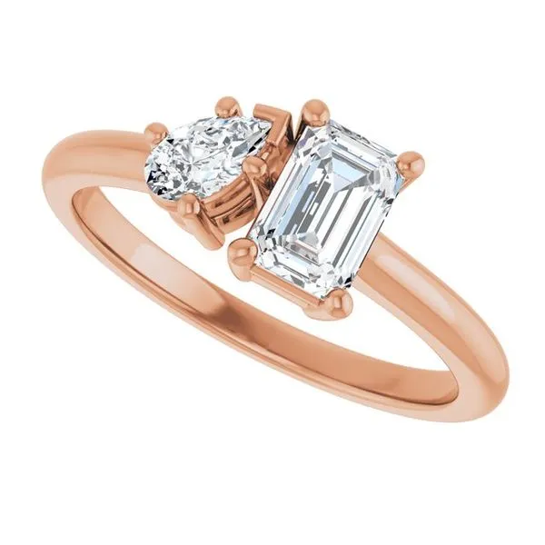 Two-Stone Engagement Ring Image 5 Jimmy Smith Jewelers Decatur, AL