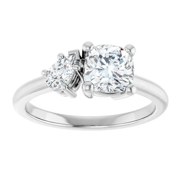 Two-Stone Engagement Ring Image 3 Morin Jewelers Southbridge, MA