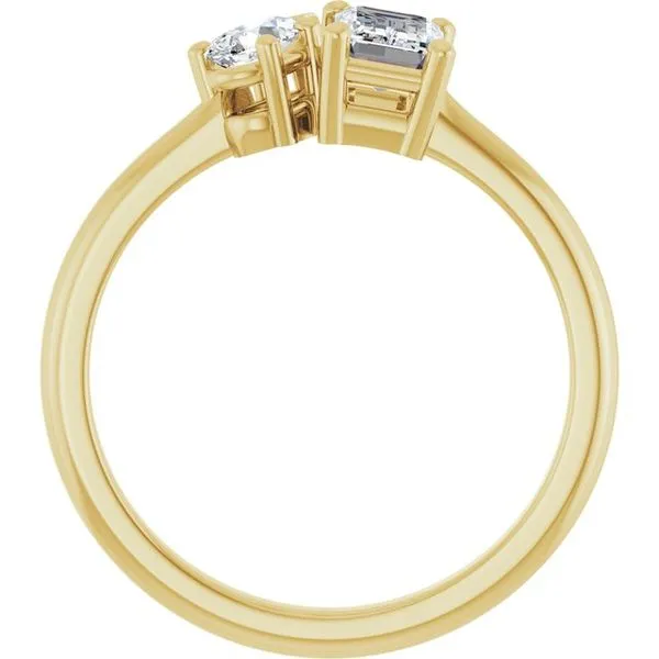 Two-Stone Engagement Ring Image 2 Jimmy Smith Jewelers Decatur, AL