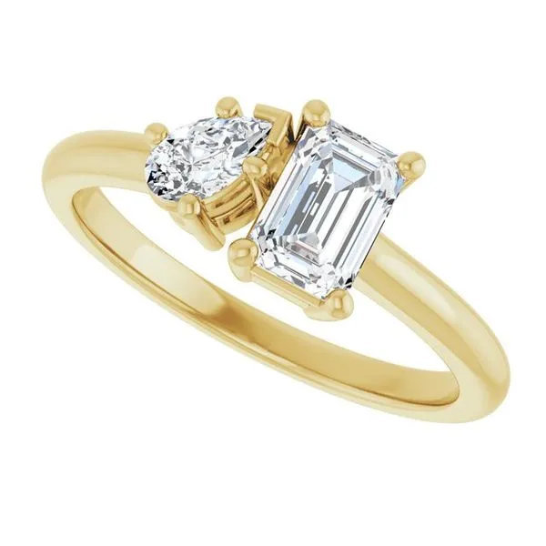 Two-Stone Engagement Ring Image 5 Mark Jewellers La Crosse, WI