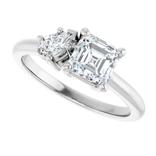 Two-Stone Engagement Ring Image 5 Don's Jewelry & Design Washington, IA