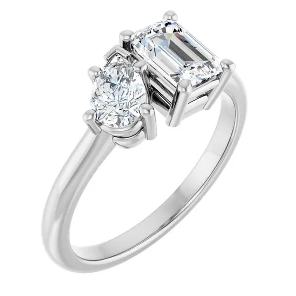 Two-Stone Engagement Ring Don's Jewelry & Design Washington, IA