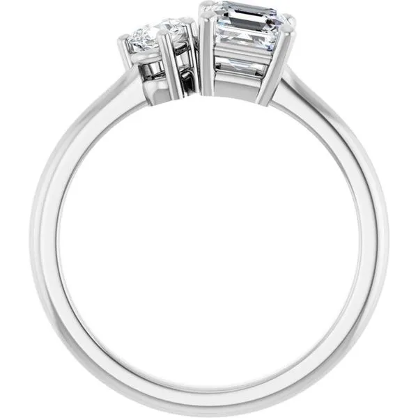 Two-Stone Engagement Ring Image 2 Michael Szwed Jewelers Longmeadow, MA