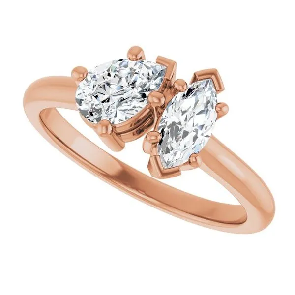 Two-Stone Engagement Ring Image 5 J. Thomas Jewelers Rochester Hills, MI