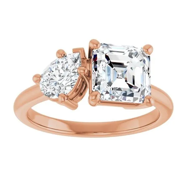 Two-Stone Engagement Ring Image 3 Austin's Fine Diamonds & Jewelry Lyndhurst, NJ