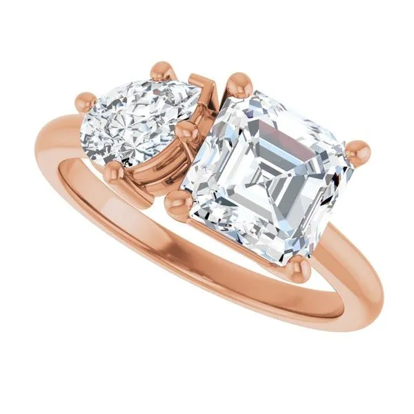 Two-Stone Engagement Ring Image 5 Ocean View Jewelers Millville, DE