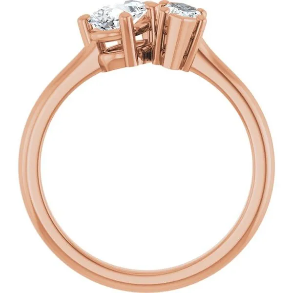 Two-Stone Engagement Ring Image 2 Jimmy Smith Jewelers Decatur, AL