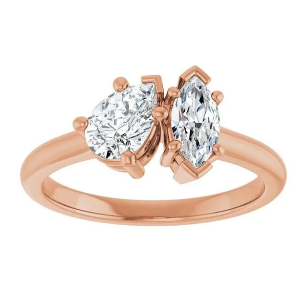 Two-Stone Engagement Ring Image 3 Morin Jewelers Southbridge, MA