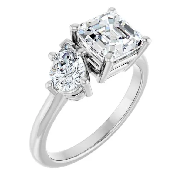 Two-Stone Engagement Ring JF Jones Jewelers Rochester, NY