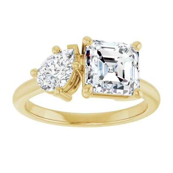 Two-Stone Engagement Ring Image 3 Jimmy Smith Jewelers Decatur, AL