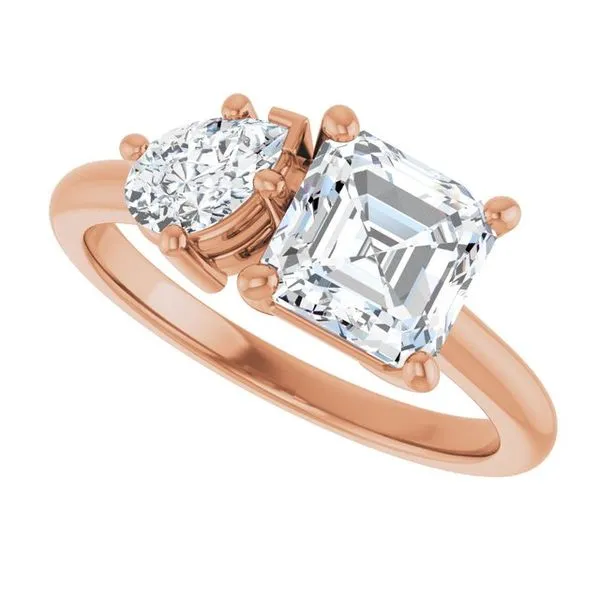 Two-Stone Engagement Ring Image 5 Futer Bros Jewelers York, PA