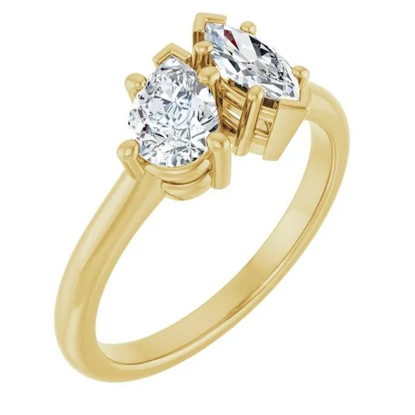 Two-Stone Engagement Ring J. Thomas Jewelers Rochester Hills, MI