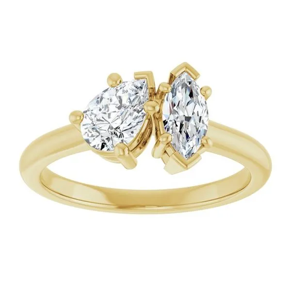 Two-Stone Engagement Ring Image 3 Redlands Jewelers Redlands, CA