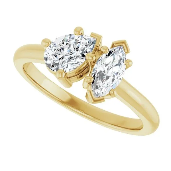 Two-Stone Engagement Ring Image 5 Futer Bros Jewelers York, PA