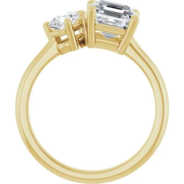Two-Stone Engagement Ring Image 2 Jimmy Smith Jewelers Decatur, AL