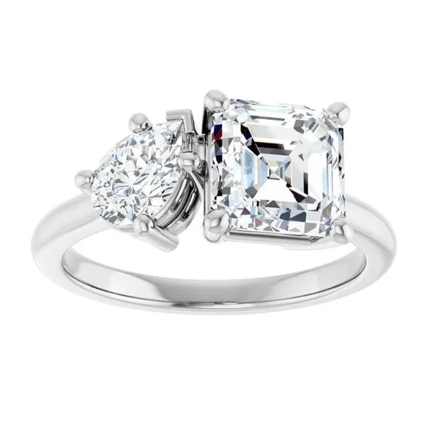 Two-Stone Engagement Ring Image 3 Mark Jewellers La Crosse, WI