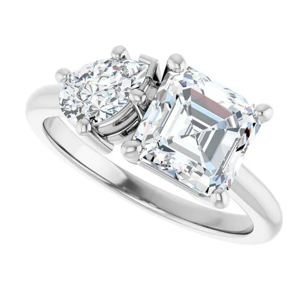 Two-Stone Engagement Ring Image 5 Redlands Jewelers Redlands, CA