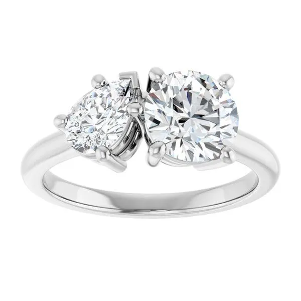 Two-Stone Engagement Ring Image 3 Shipley's Fine Jewelry Hampstead, MD