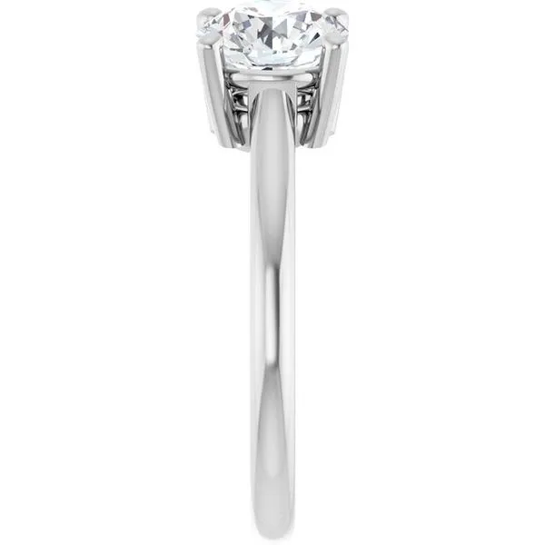 Two-Stone Engagement Ring Image 4 Hudson Valley Goldsmith New Paltz, NY