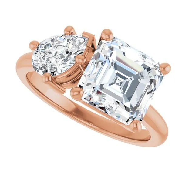 Two-Stone Engagement Ring Image 5 Mark Jewellers La Crosse, WI