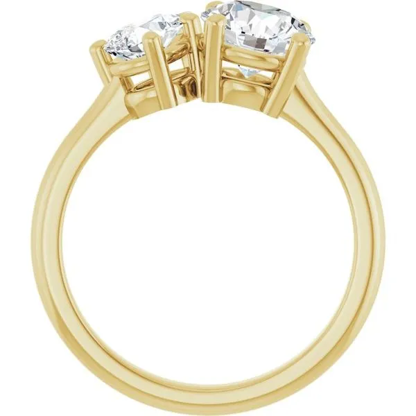 Two-Stone Engagement Ring Image 2 Morin Jewelers Southbridge, MA