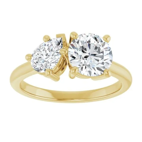 Two-Stone Engagement Ring Image 3 Austin's Fine Diamonds & Jewelry Lyndhurst, NJ