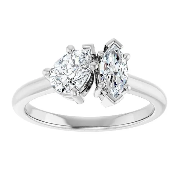 Two-Stone Engagement Ring Image 3 Raleigh Diamond Fine Jewelry Raleigh, NC