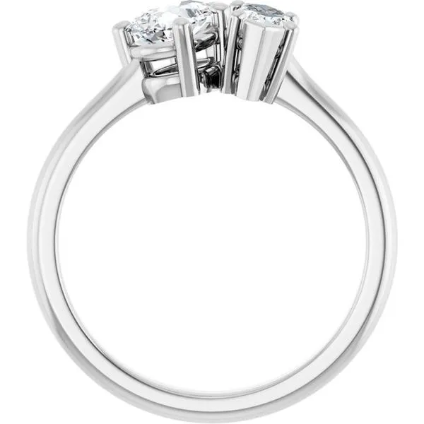 Two-Stone Engagement Ring Image 2 Don's Jewelry & Design Washington, IA