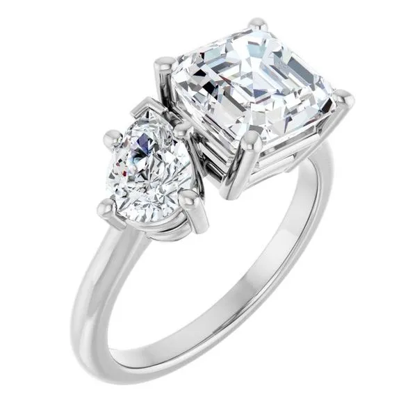 Two-Stone Engagement Ring Don's Jewelry & Design Washington, IA